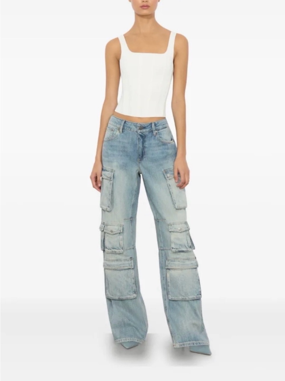 Alice + Olivia Olympia Cargo Jean